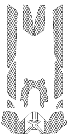 Pro Series Knurled Traction Mat Kit RXT,GTX,GTX LTD, Wake Pro 230 2019-2020